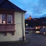 vakantiehuis bij avond